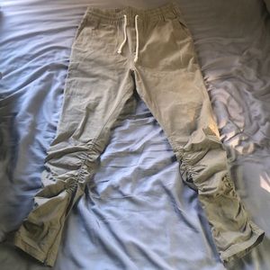 H&M Drop crotch skinny pant Khaki